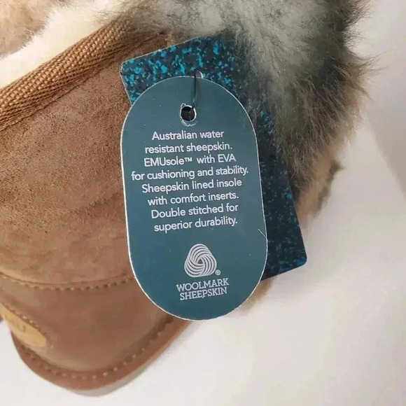 Emu Australia Stinger Mini Lava Water-Resistant Sheepskin Boot Size 6 - Picture 7 of 9